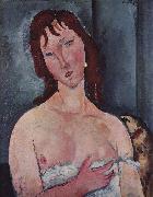 Amedeo Modigliani Junge Frau painting